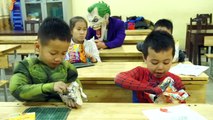 Siêu Anh Hùng Đi học Thầy Giáo Người Nhện Joker Đi học Muộn Elsa Ăn quà Trong lớp ➤ Kubin & Lily ➤