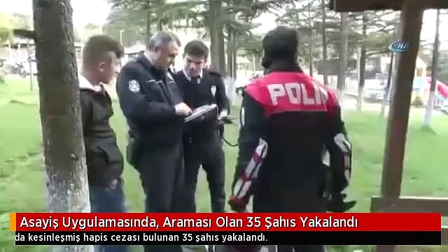 Asayiş Uygulamasında, Araması Olan 35 Şahıs Yakalandı