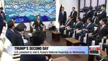 U.S. President Donald Trump to make speech at S. Korea's National Assembly