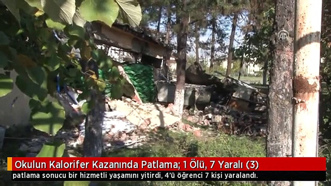 Okulun Kalorifer Kazanında Patlama: 1 Ölü, 7 Yaralı (3)
