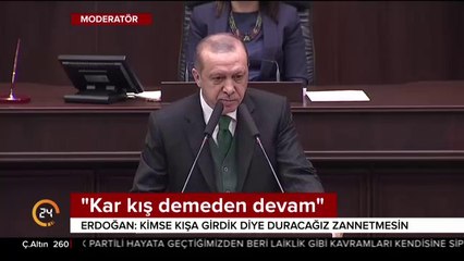 "Kar kış demeden devam"