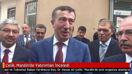 Çelik, Mardin'de Yatırımları İnceledi