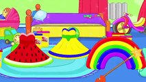 Fox Family Baby Princess Dress up Watermelon Dress Cinderella Play Finger Family Nursery Rhymes