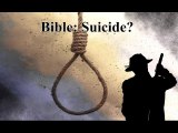 Top question about the Bible: What does the Bible say about suicide?