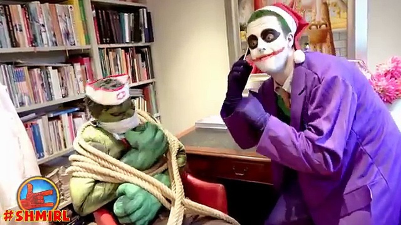 Bad Baby EATS CHRISTMAS TREE! w/ Santa Claus Spiderman Joker Kidnaps Hulk Doctor Superheroes IRL