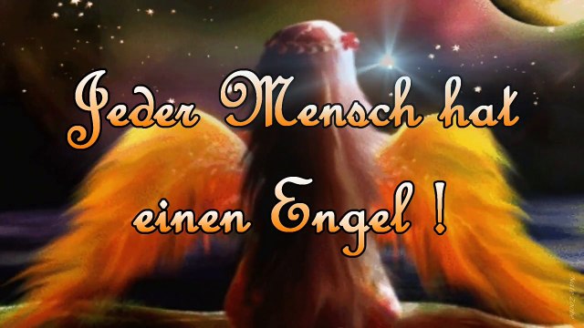 Jeder Mensch hat einen Engel der auf einen aufpasst der dich beschützt und behütet ☘