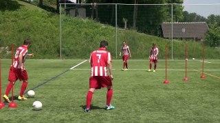 Fußballtraining - Komplette Trainingseinheiten auf DVD Beispielübung Anriffsauslösung Bielsa ZZZ