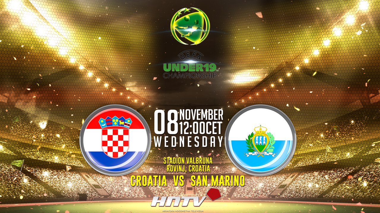 CROATIA U19 vs. SAN MARINO U19 | UEFA EURO U19 CHAMPIONSHIPS QUALIFIER