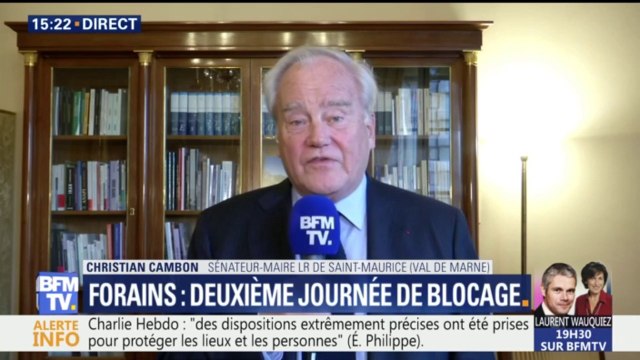 Ce n'est pas Paris qui souffre du conflit avec les forains mais la banlieue , regrette Cambon