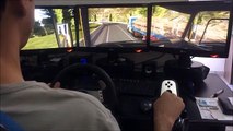 Heavy Truck Simulator - 3 monitores - Descendo a Serra de Santos (Triple Screen)