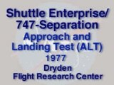 Nasa B-747  In-flight separation - NASA Dryden 1977