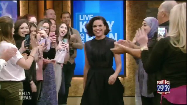 [HD] Lana Parrilla Interview On Live With Kelly & Ryan 10/6/2017
