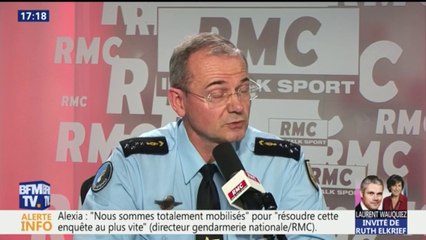 Alexia: "L'objectif est de résoudre cette affaire au plus vite", dit le directeur général de la gendarmerie nationale