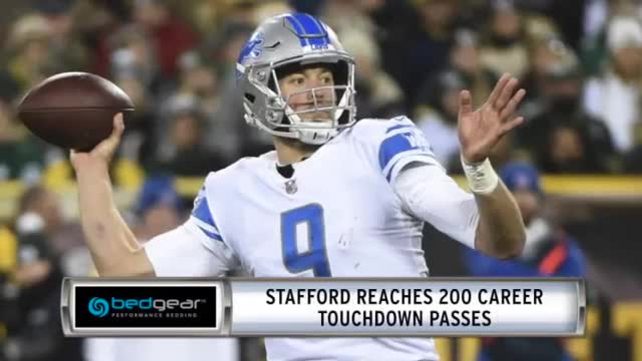 Matt Stafford Reaches 200 Career Passing Touchdowns