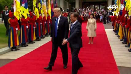 En Seúl, Trump califica a Corea del Norte de "amenaza mundial"