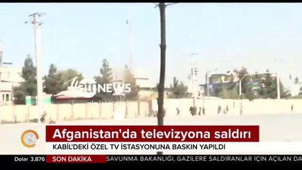 Afganistan'da televizyona saldırı