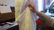 Avoid Wedding Gown Alterations Rip Off! Simple DIY Bustle (Tutorial) Series 1
