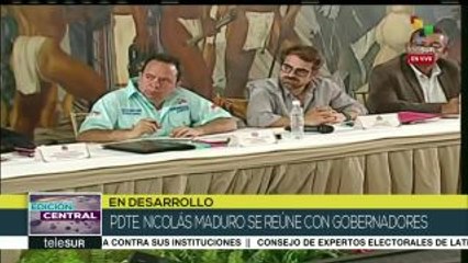 Maduro ordena a gobernadores perfeccionar protección del pueblo
