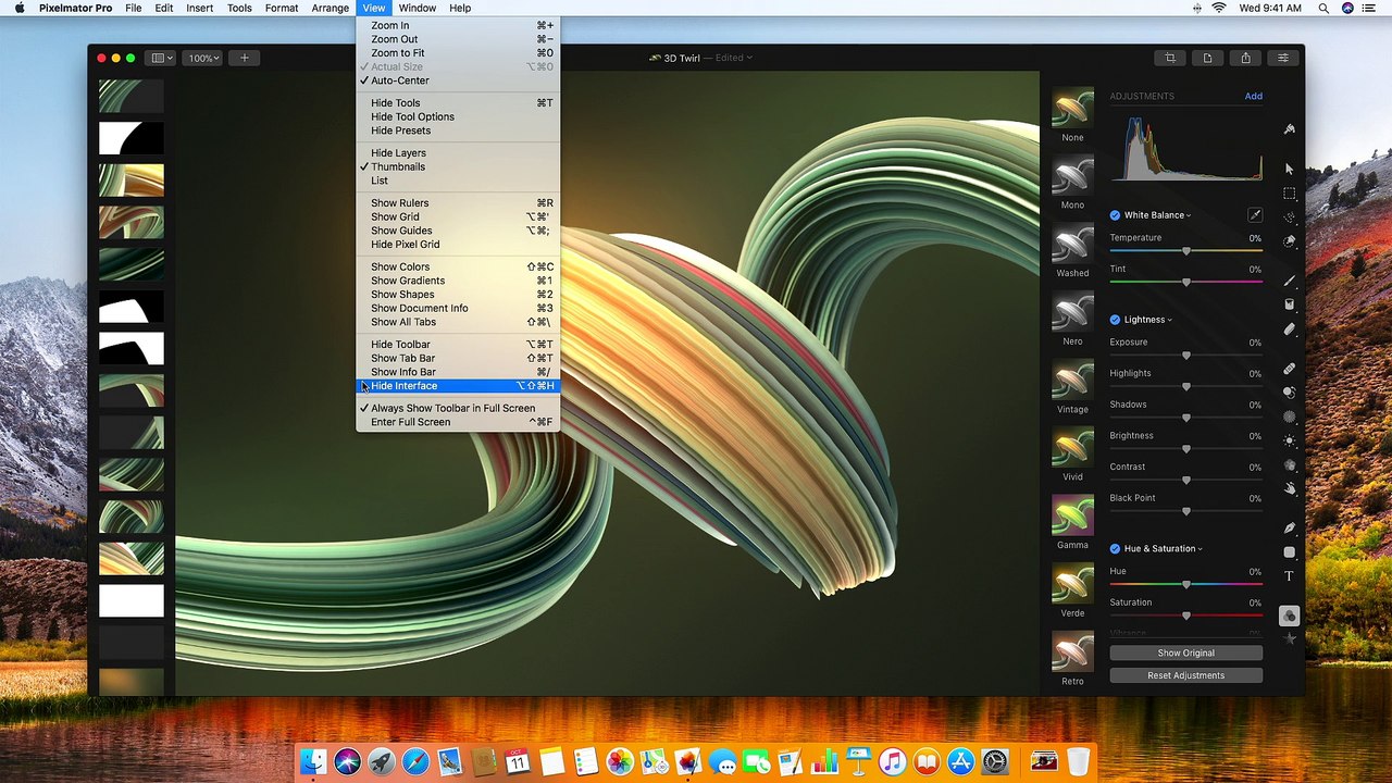 Pixelmator Pro o Experience
