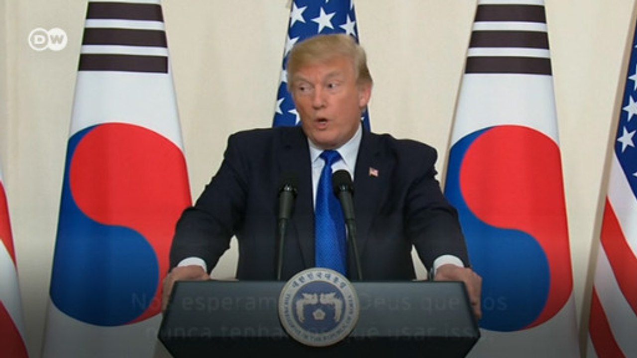 Trump sobre a Coreia do Norte: "É um problema que já deveria ter sido resolvido"