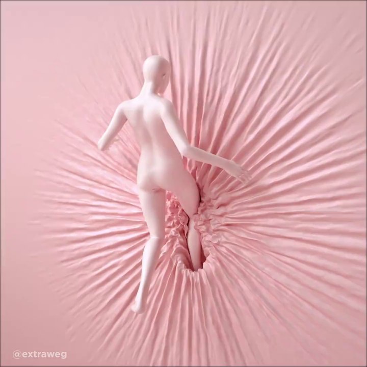 L'animation 3D de cet artiste dépeignant plusieurs scènes étranges va vous laisser sans voix