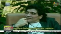 Maradona continúa con la lucha de Fidel Castro y Hugo Chávez