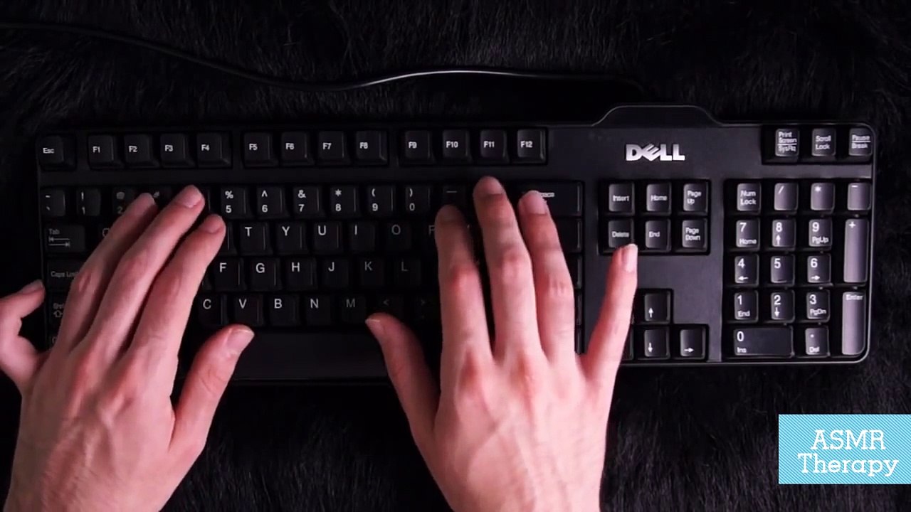 ASMR ● Typing On Computer Keyboard ● Relaxation & Falling Asleep ● #7