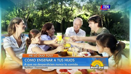 Cómo enseñar a los hijos que nunca desperdicien la comida