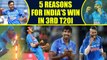 India vs NZ 3rd T20I: Bumrah, Hardik Pandya, Bhuvi, 5 Reasons for Virat Kohli & Co's win |Oneindia