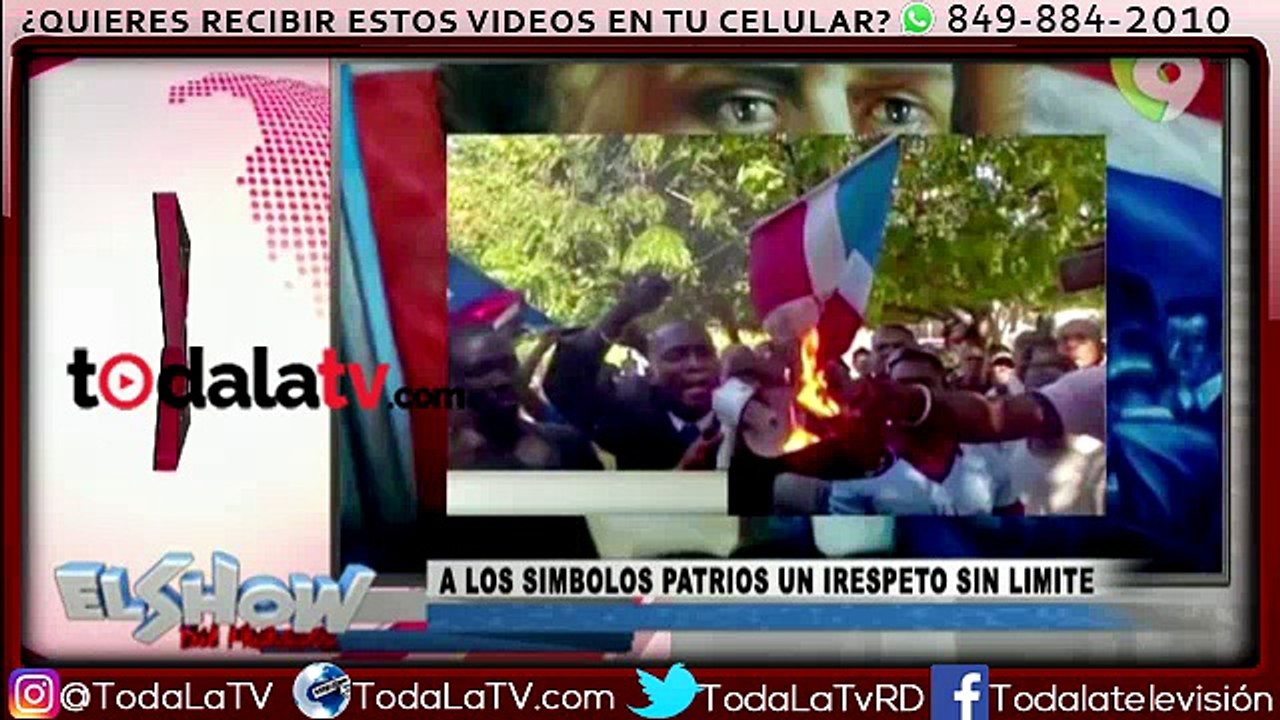 A los símbolos patrios un irrespeto sin límites-El Show Del Medio Día-Video