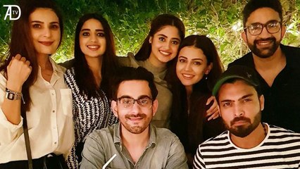 Zara Noor Abbas with her Fiance Asad Siddiqui