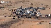 Arab Cop Crashes SUV Into Horse Racing Event