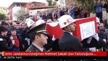 İzmir Jandarma Üsteğmen Mehmet Sakallı Son Yolculuğuna Uğurlandı