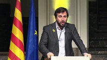 Discursos dels consellers Toni Comín i Clara Ponsatí en l'acte a Brussel·les