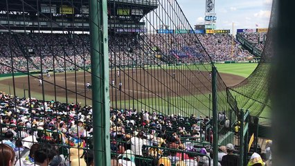 天理 vs 明豊 準々決勝 第99回全国高校野球選手権大会 アルプスからの雰囲気どうぞ