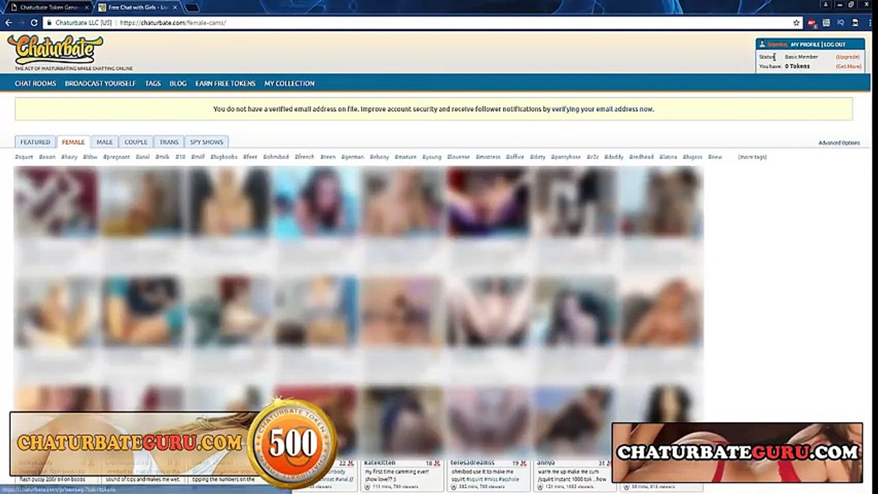 Chaturbate Token Generator 2017