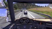 Euro Truck Simulator 2 - Load to Zürich with Scania Topline (Logitech G25 gameplay)