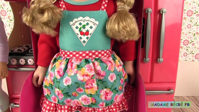 Cuisine de Poupée American Girl Fait des Gâteaux et Cookies Accessoires Set de Cuisine