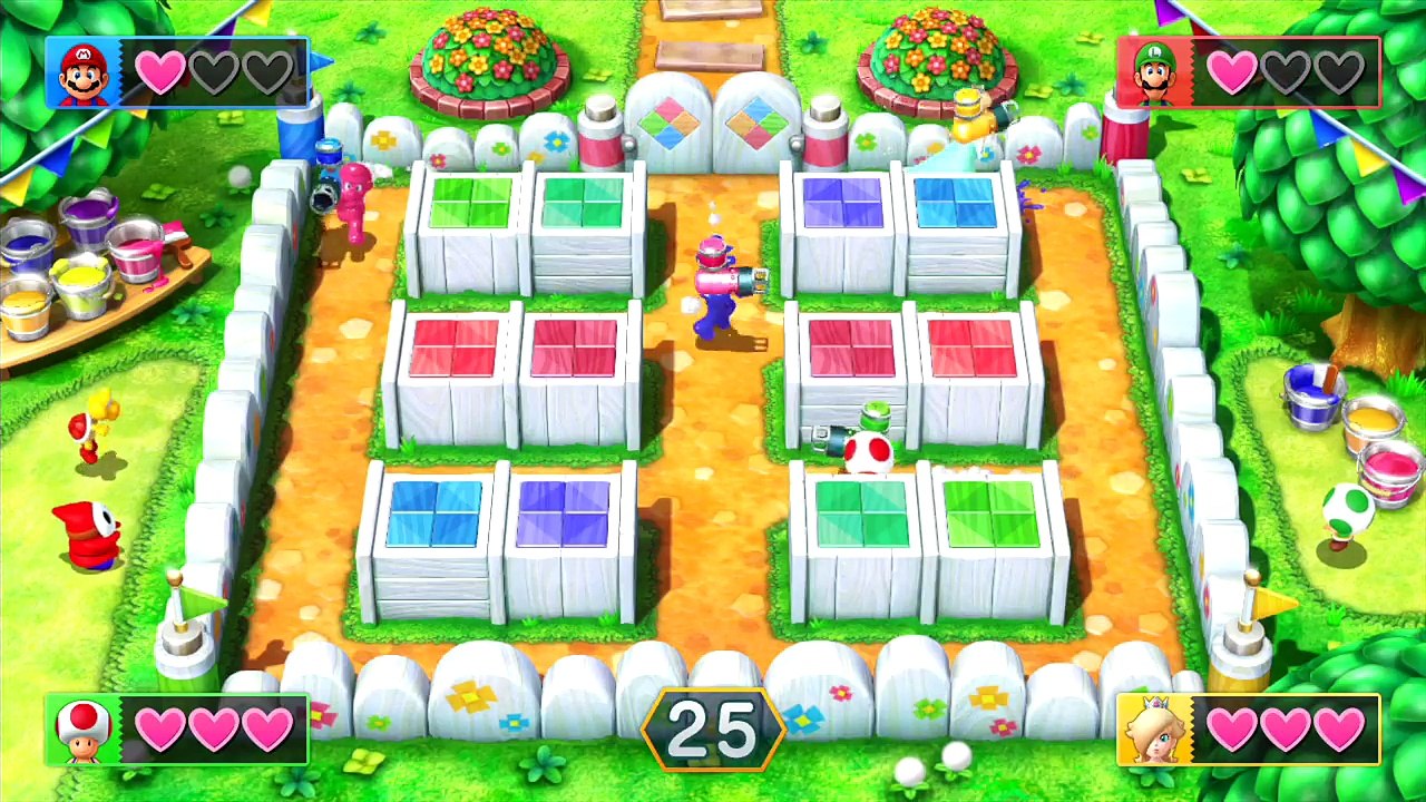 Mario Party 10 - Haunted Trail (4 Player Party Mode)