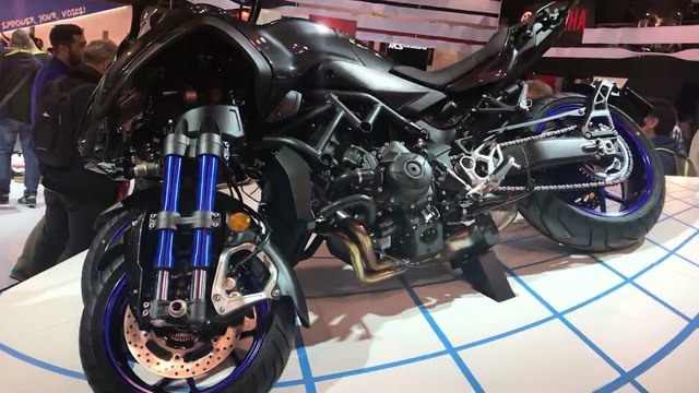 2019 Yamaha Niken Walkaround Footage From EICMA 2017