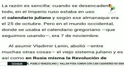 Este 7 de noviembre de cumplen 100 años de la Revolución Rusa