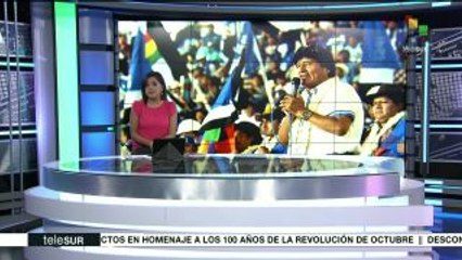 Organismos civiles bolivianos apoyan candidatura de Evo como pdte.