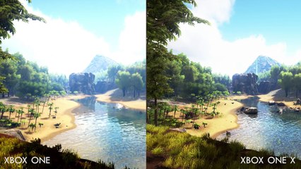 Ark Survival Evolved - Comparatif Xbox One Xbox One X