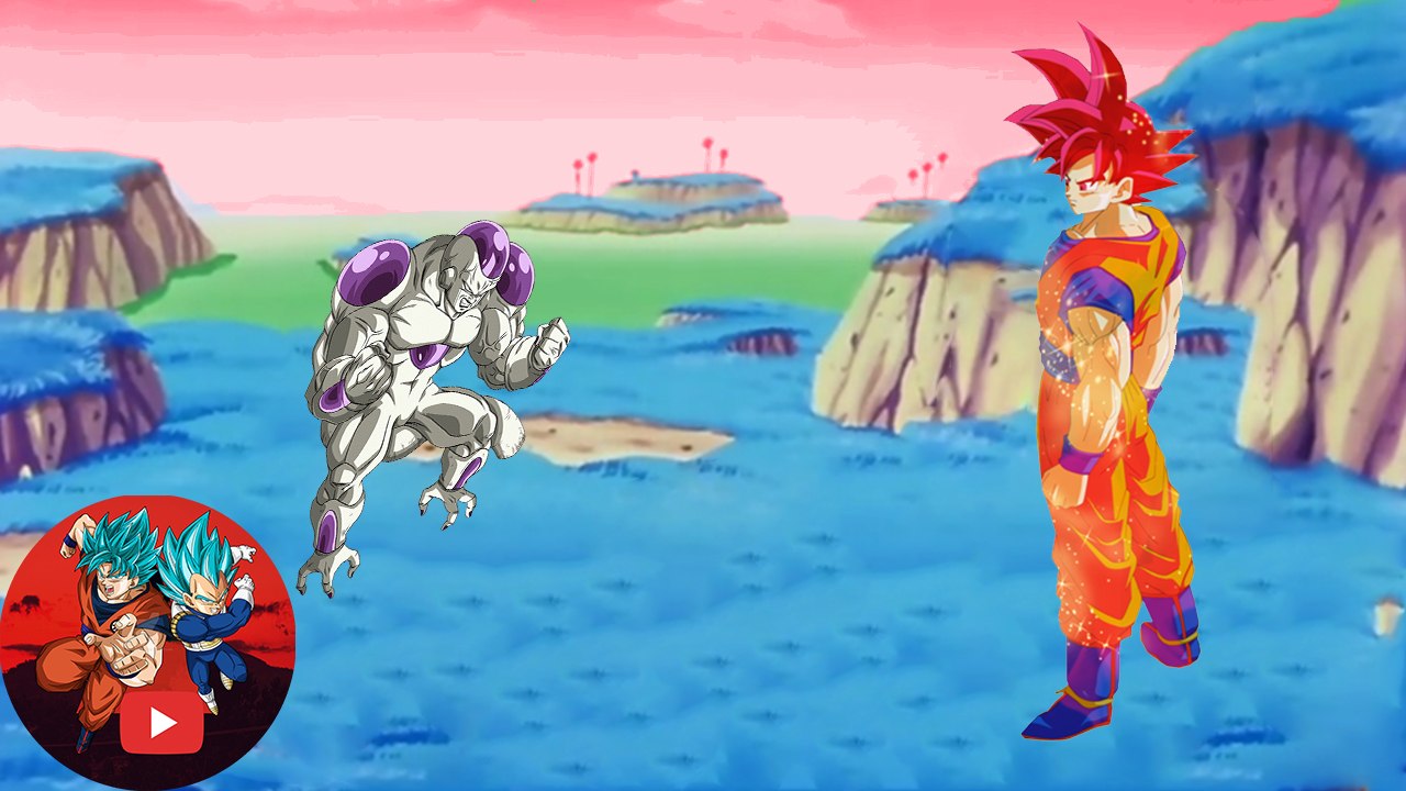 QUE HUBIERA PASADO SI GOKU NACIA CON EL PODER DEL SSJ DIOS ROJO. PARTE 1 PROYECTO SAIYAJIN