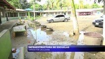 Infraestructura de escuelas dañadas por las lluvias