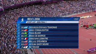 Usain Bolt Qualifies For Mens 200m Final (3 Heats) - London new Olympics