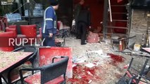 Syria: At least three dead after militants open fire at Damascus restaurant