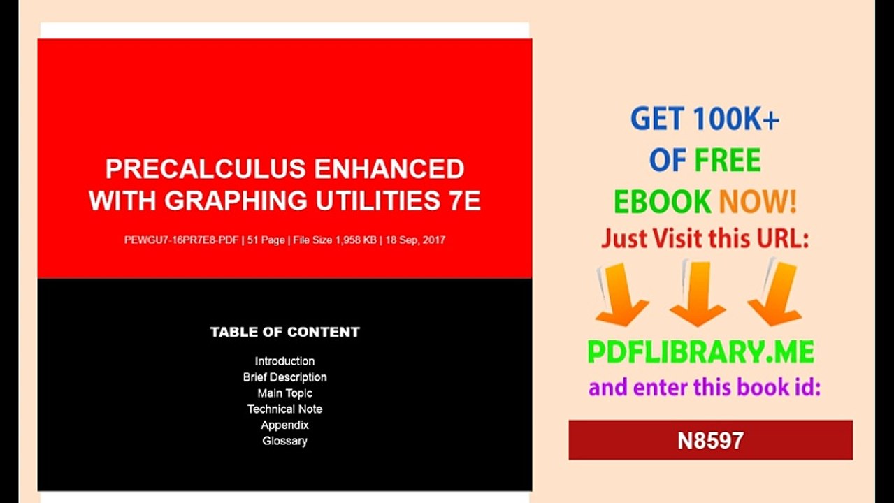 Precalculus Enhanced With Graphing Utilities 7e
