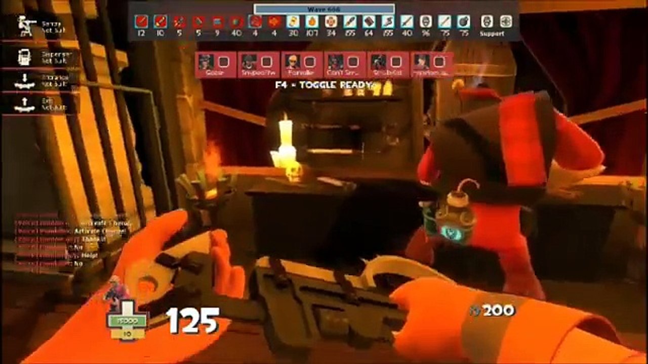 TF2-Beating MvM Wave 666 as Engineer
