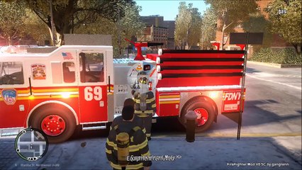 GTA IV FDNY Firefighter Mod | Episode 1 | First Day Playing As A NYC Firefighter